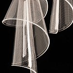 Люстра каскадная с 10-ю прозрачными плафонами Wave Line варинант исполнения - 9 | Loft Concept в Нижнем Новгороде