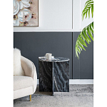 Столик кофейный с столешницей из черного мрамора Compact Black Marble Table варинант исполнения - 8 | Loft Concept в Нижнем Новгороде