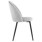 Мягкий стул в сером велюре Miruna Chair варинант исполнения - 5 | Loft Concept в Нижнем Новгороде