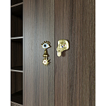 Большой шкаф с витриной Elsa Dreams Walnut варинант исполнения - 5 | Loft Concept в Нижнем Новгороде