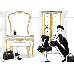 Megan Hess. Te Lttle Blk Dess варинант исполнения - 8 | Loft Concept в Нижнем Новгороде