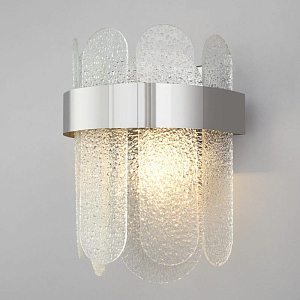 Бра Decorative Oval Plates chrome