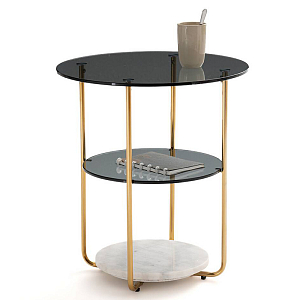 Приставной стол White Marble