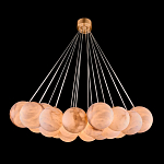 Люстра подвесная круглая с сферическими плафонами из натурального камня Glowing Spheres варинант исполнения - 1 | Loft Concept в Нижнем Новгороде