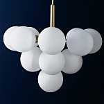 Люстра круглая со стеклянными сферами Maleficent варинант исполнения - 1 | Loft Concept в Нижнем Новгороде