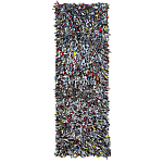 Ковер прямоугольный разноцветный из джинсовой одежды Zero Waste варинант исполнения - 1 | Loft Concept в Нижнем Новгороде