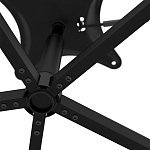 Стул с мягкой черной обивкой из велюра и подъемно-поворотным механизмом на колесиках Harper Black варинант исполнения - 6 | Loft Concept в Нижнем Новгороде