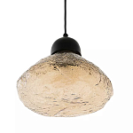 Подвесной светильник с янтарным фактурным плафоном Lamp with Frozen Glass Effect варинант исполнения - 1 | Loft Concept в Нижнем Новгороде