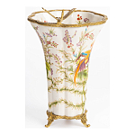 Ваза из фарфора с бронзовой стрекозой  Paradise Dragonfly варинант исполнения - 2 | Loft Concept в Нижнем Новгороде