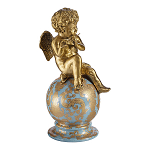 Фигурка Ангел с флейтой на шаре Seraphic