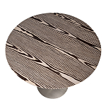 Стол барный круглый высокий с полосатым узором Zebroids варинант исполнения - 2 | Loft Concept в Нижнем Новгороде