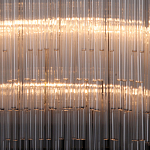 Люстра круглая с прозрачными стеклянными трубками Nembus варинант исполнения - 4 | Loft Concept в Нижнем Новгороде