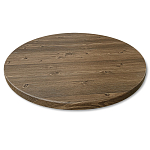 Стол журнальный c коричневой круглой столешницей на трех металлических ножках Charm Coffee Table варинант исполнения - 2 | Loft Concept в Нижнем Новгороде