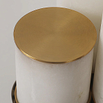 Торшер геометрический с тремя мраморными плафонами Marble Tripod варинант исполнения - 9 | Loft Concept в Нижнем Новгороде