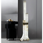 Торшер геометрический с тремя мраморными плафонами Marble Tripod варинант исполнения - 4 | Loft Concept в Нижнем Новгороде