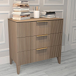 Комод коричневого цвета с 3-мя ящиками Harper Line варинант исполнения - 2 | Loft Concept в Нижнем Новгороде