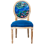 Стул из натурального бука с цветочным принтом Impressionism in Art варинант исполнения - 1 | Loft Concept в Нижнем Новгороде