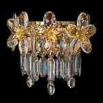Бра с декоративными элементами в виде крупных хрустальных цветов Palace Gardens варинант исполнения - 1 | Loft Concept в Нижнем Новгороде
