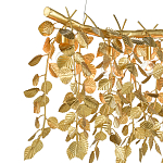 Люстра золотая с декором в виде веток эвкалипта Eucalyptus Branches варинант исполнения - 1 | Loft Concept в Нижнем Новгороде
