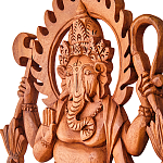 Панно из дерева Ганеша Panel With Animals варинант исполнения - 2 | Loft Concept в Нижнем Новгороде