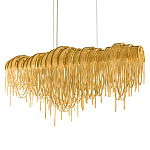 Люстра подвесная с металлическими дугами и длинными цепочками 115 см Atlantis Chain варинант исполнения - 1 | Loft Concept в Нижнем Новгороде