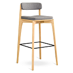 Барный стул из массива ясеня Elegant Ash Shape варинант исполнения - 2 | Loft Concept в Нижнем Новгороде