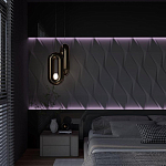 Гипсовая 3D Панель FLOCK варинант исполнения - 1 | Loft Concept в Нижнем Новгороде