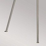 Торшер на трех тонких перекрещенных ножках с белым конусным абажуром из льна Feiss варинант исполнения - 8 | Loft Concept в Нижнем Новгороде