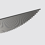 Люстра подвесная в форме веера из чёрного металла Black Solace  варинант исполнения - 1 | Loft Concept в Нижнем Новгороде