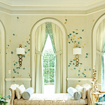 Обои ручная роспись Gingko Colourway SC-237 on grey painted Xuan paper варинант исполнения - 1 | Loft Concept в Нижнем Новгороде