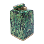 Ваза с малахитовым узором MALACHITE варинант исполнения - 3 | Loft Concept в Нижнем Новгороде