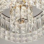 Потолочный светильник круглый с прозрачными подвесками Lunet варинант исполнения - 7 | Loft Concept в Нижнем Новгороде