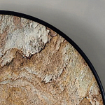 Бра с каменным диском в металлической раме Sandstone Painting варинант исполнения - 4 | Loft Concept в Нижнем Новгороде