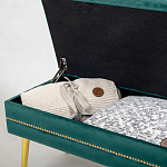 Мягкая банкетка с зоной для хранения Casket Green варинант исполнения - 3 | Loft Concept в Нижнем Новгороде