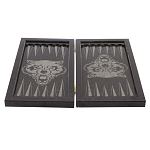 Подарочные нарды из натурального камня с гравировкой Backgammon from Stone варинант исполнения - 4 | Loft Concept в Нижнем Новгороде