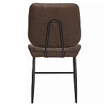 Стул с темно-коричневой обивкой из экокожи Benderson варинант исполнения - 4 | Loft Concept в Нижнем Новгороде