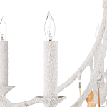 Люстра белая фактурная с подвесками из ракушек Study of Grace варинант исполнения - 1 | Loft Concept в Нижнем Новгороде