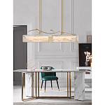 Люстра прямоугольная из фактурного стекла Chandelier Beam варинант исполнения - 3 | Loft Concept в Нижнем Новгороде