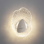 Бра с рельефным волнообразным стеклянным плафоном и вставкой из мрамора Liquid Stone варинант исполнения - 8 | Loft Concept в Нижнем Новгороде