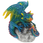 Декоративная статуэтка Дракон Blue Multicolor Dragon Statuette варинант исполнения - 1 | Loft Concept в Нижнем Новгороде