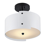 Потолочный светильник круглый светодиодный Semicircular White Panels белый варинант исполнения - 2 | Loft Concept в Нижнем Новгороде