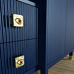 Большой шкаф с витриной Elsa Dreams Blue варинант исполнения - 5 | Loft Concept в Нижнем Новгороде