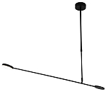 Потолочный светильник светодиодный черный металл Bendik  варинант исполнения - 1 | Loft Concept в Нижнем Новгороде