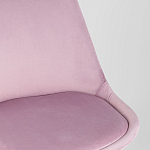Стул с мягким велюровым сиденьем Arvika Pink варинант исполнения - 7 | Loft Concept в Нижнем Новгороде