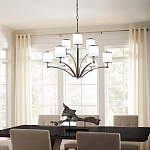 Люстра с белыми стеклянными плафонами в форме цилиндра Feiss варинант исполнения - 7 | Loft Concept в Нижнем Новгороде