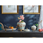 Шкатулка голубого цвета с цветочными орнаментами Blue Garden варинант исполнения - 5 | Loft Concept в Нижнем Новгороде