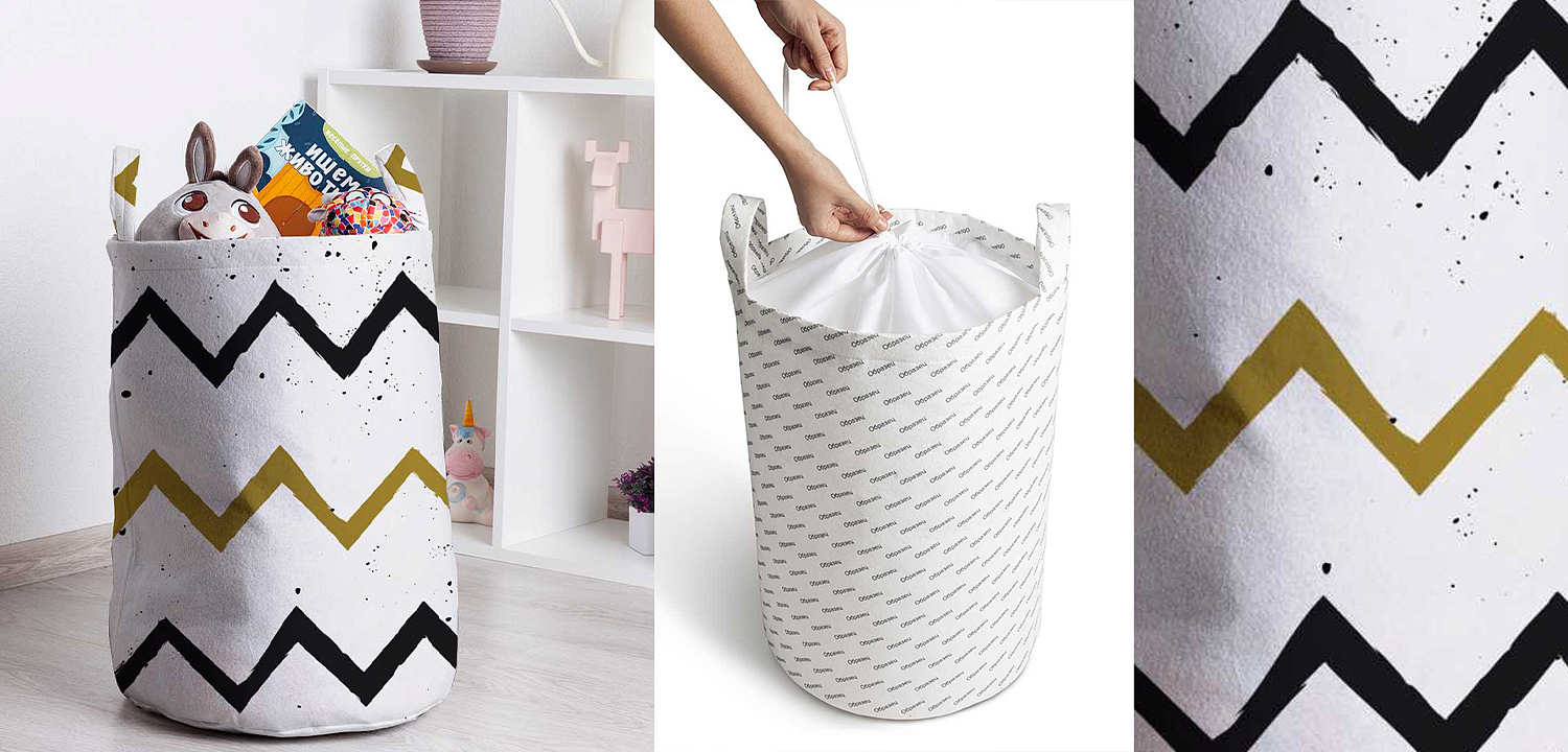 Корзина Chevron Basket Корзина Chevron Basket - Loft-Concept в Нижнем Новгороде