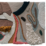 Тканый вручную текстильный гобелен Orchid варинант исполнения - 1 | Loft Concept в Нижнем Новгороде