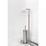 Держатель для туалетной бумаги с ершиком Chrome Bathroom Accessory варинант исполнения - 5 | Loft Concept в Нижнем Новгороде