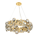 Люстра подвесная из золотых колец 57 см Golden Circles варинант исполнения - 2 | Loft Concept в Нижнем Новгороде